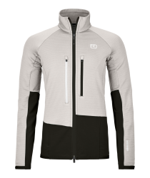 Mikina ORTOVOX Fleece Rib Jacket Women's White Tea